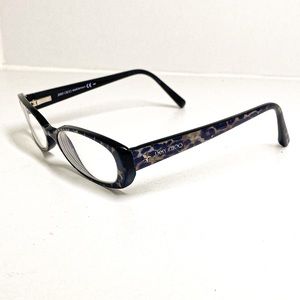 JIMMY CHOO Eyeglasses Blue Tortoise